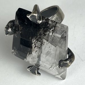 Bloodmilk RARE OOAK 2010 Snake Rib Cocktail Ring